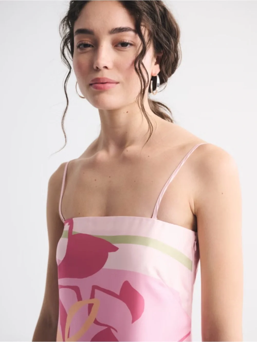 NWT Abercrombie Julia Strapless Slip Maxi Dress